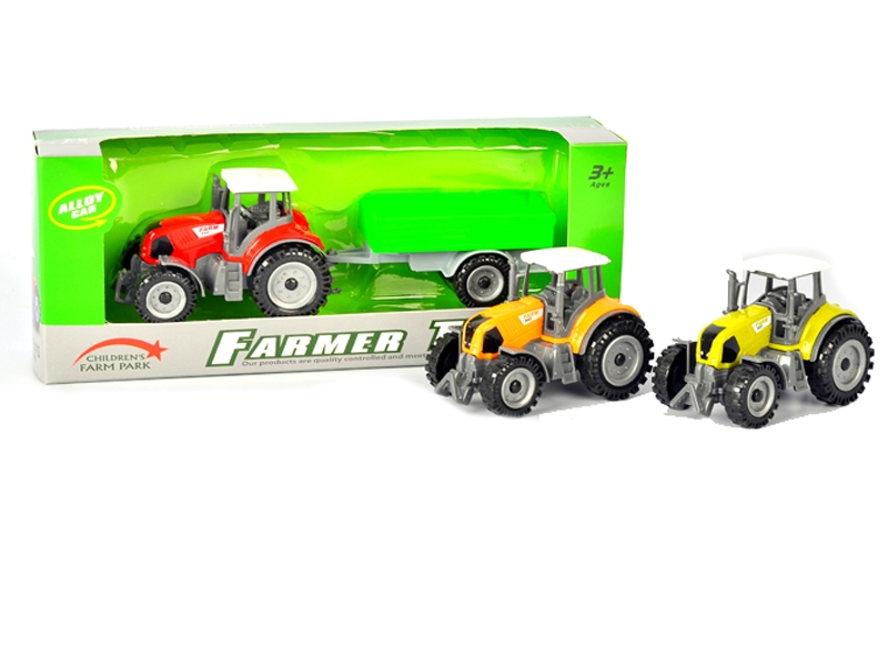 FREE WAY DIE CAST FARM CAR RED/GREEN/YELLOW - HP1129738