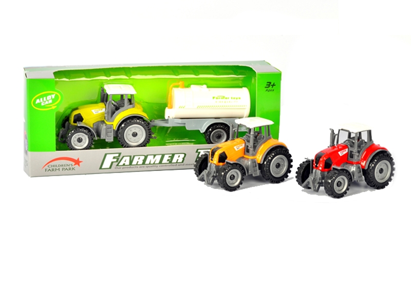 FREE WAY DIE CAST FARM CAR RED/GREEN/YELLOW - HP1129739