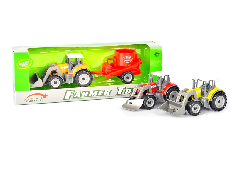 FREE WAY DIE CAST FARM CAR RED/GREEN/YELLOW - HP1129745