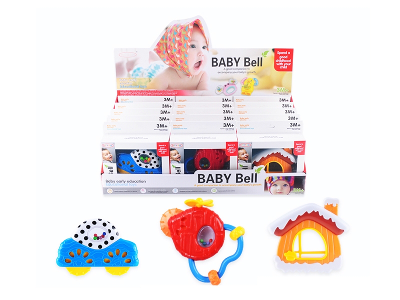 BABY RATTLE 3ASST,18PCS/DISPLAY BOX - HP1130014