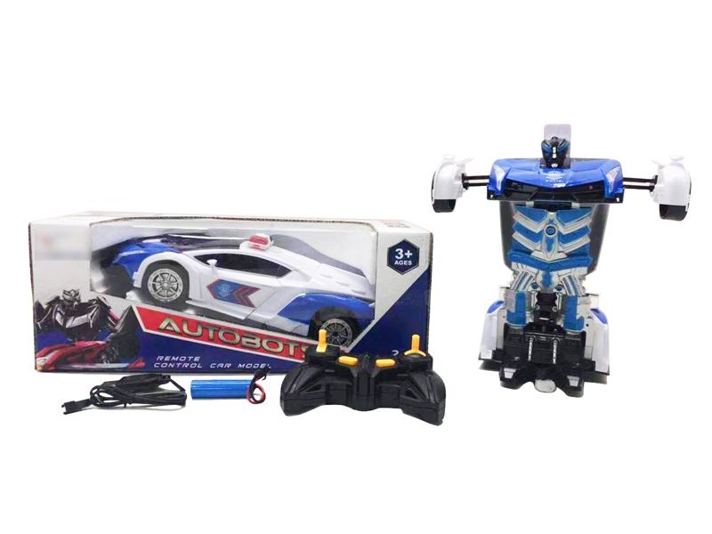 1:14 4 FUNCTION  R/C TRANSFORMER CAR,INCLUDED BATTERY,YELLOW - HP1130053