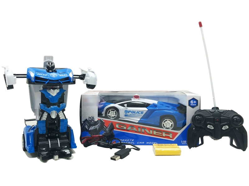 1:18  R/C TRANSFORMER CAR,INCLUDED BATTERY - HP1130056