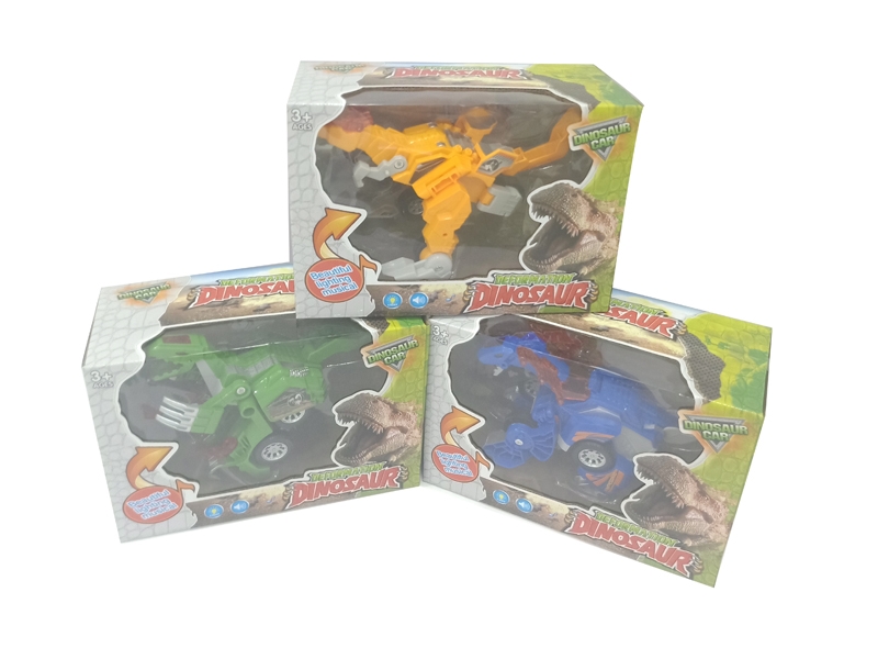 TRANSFORMABLE DINOSAUR W/LIGHT & MUSIC 3ASST - HP1130093