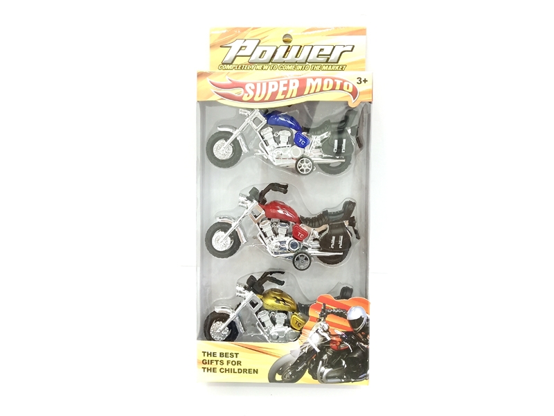 PULL BACK MOTORCYCLE 3PCS - HP1130207