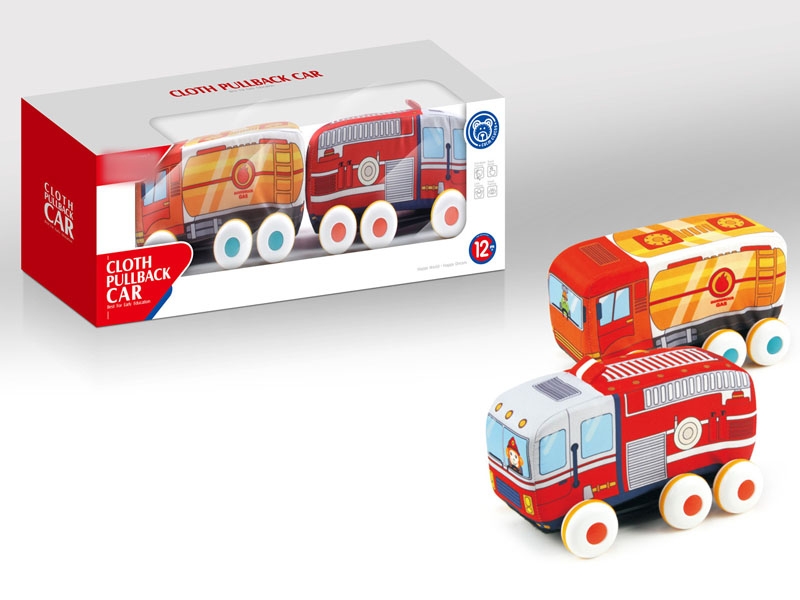 PULL BACK CLOTH CAR 2ASST - HP1130229