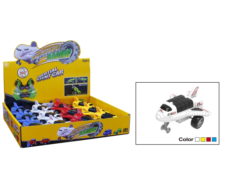 FRICTION AIRPLANE 12PCS/DISPLAY BOX - HP1130256