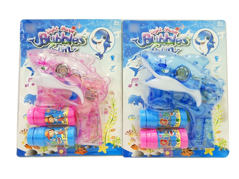 B/O SHARK BUBBLE GUN W/MUSIC - HP1130347