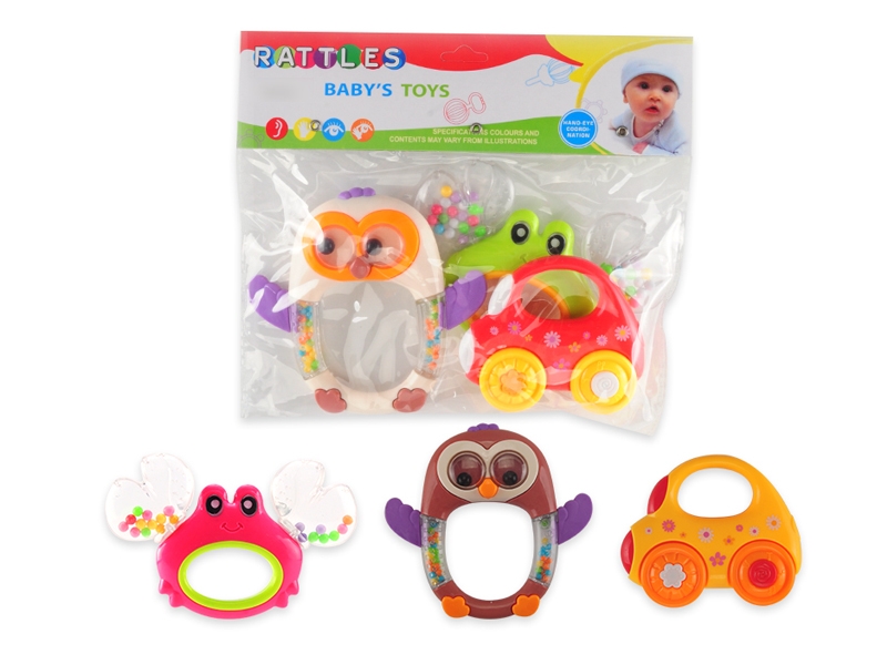 BABY RATTLE 3PCS - HP1130435