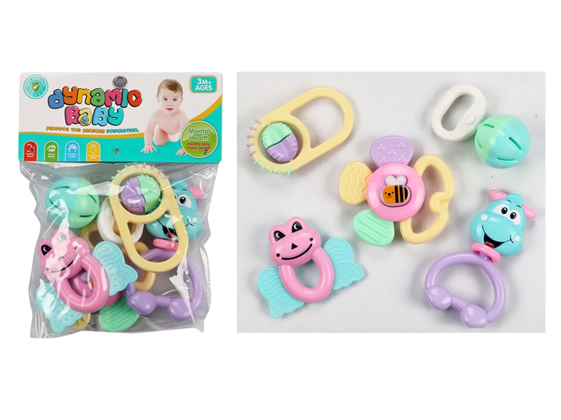 BABY RATTLE 5PCS - HP1130459