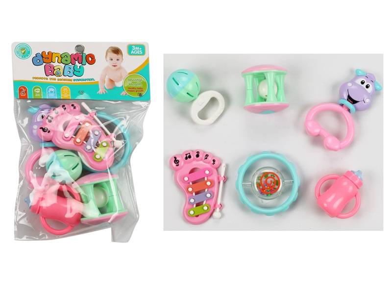 BABY RATTLE 6PCS - HP1130463