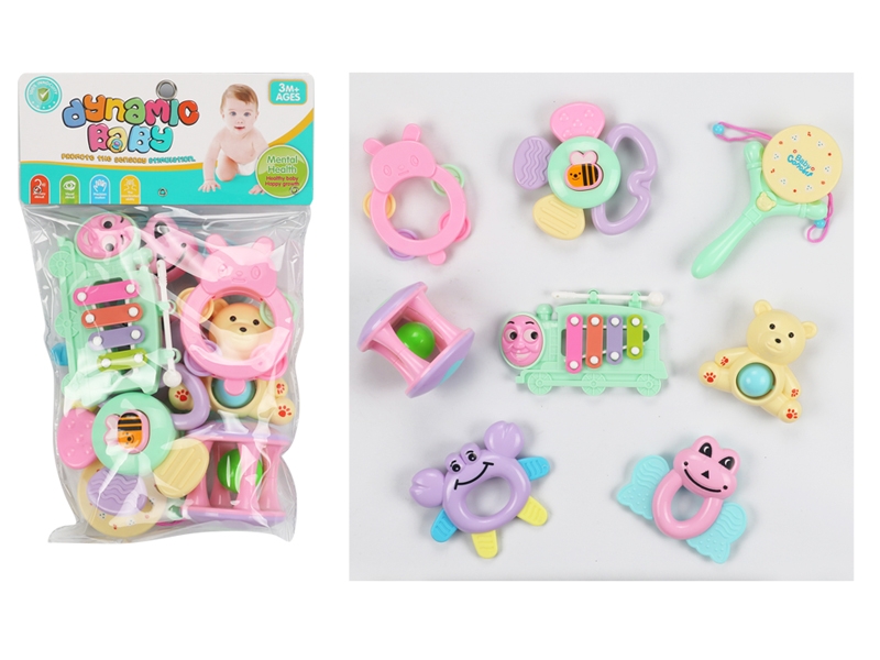 BABY RATTLE 8PCS - HP1130470