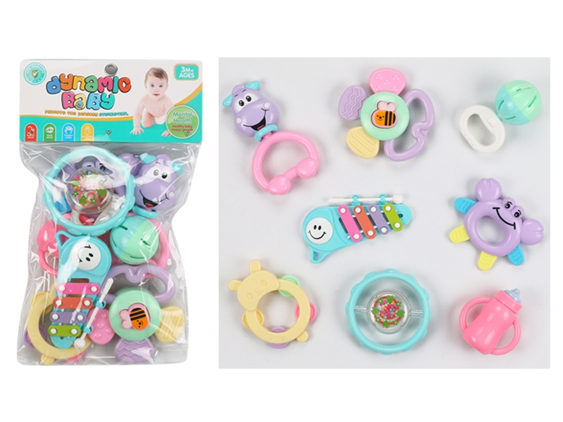 BABY RATTLE 8PCS - HP1130471