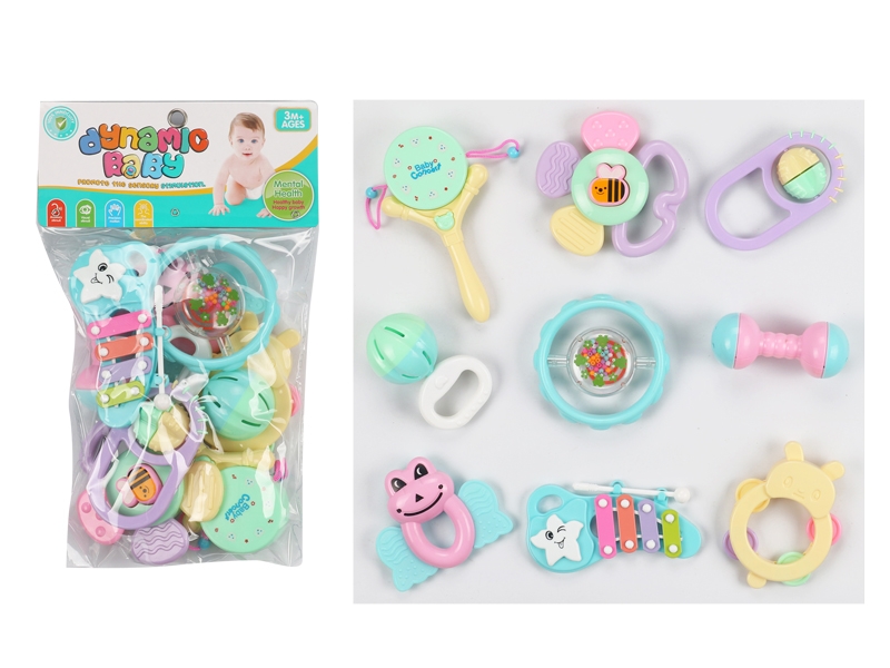 BABY RATTLE 9PCS - HP1130474