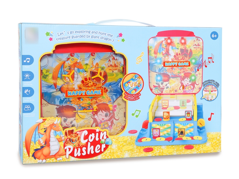 COIN PUSHER MACHINE W/LIGHT & MUSIC - HP1130531