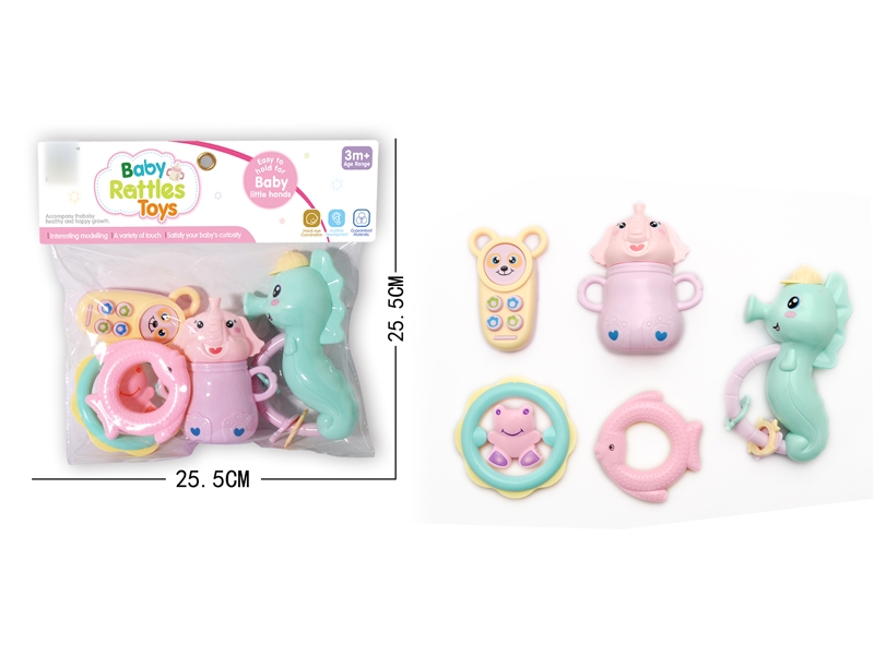 BABY RATTLE 6PCS - HP1130762