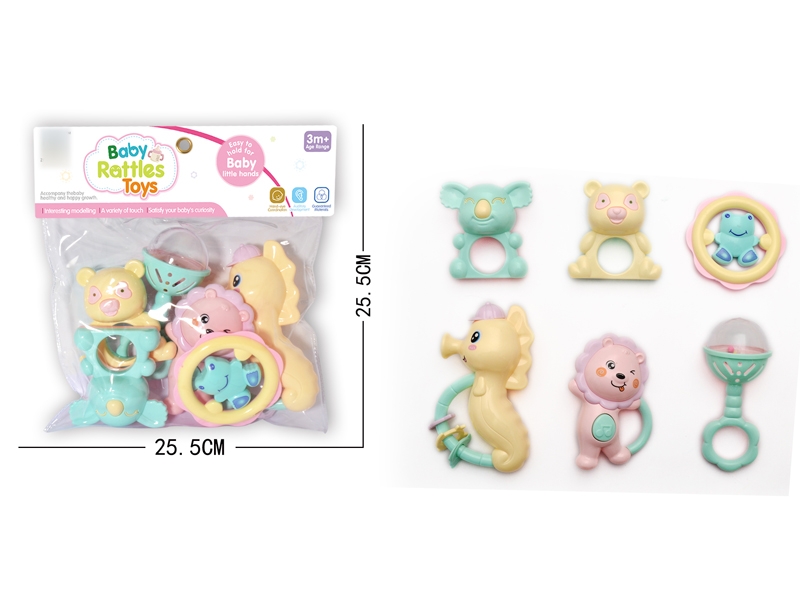 BABY RATTLE 6PCS - HP1130764