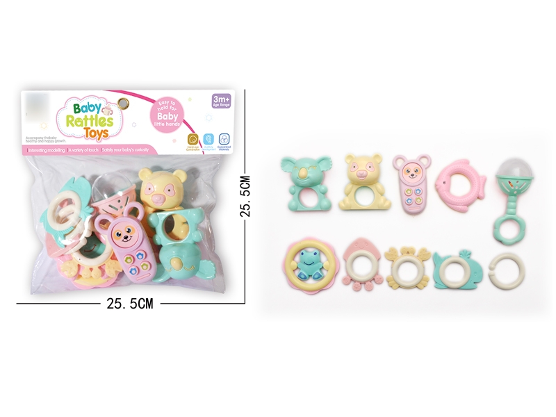 BABY RATTLE 10PCS - HP1130768