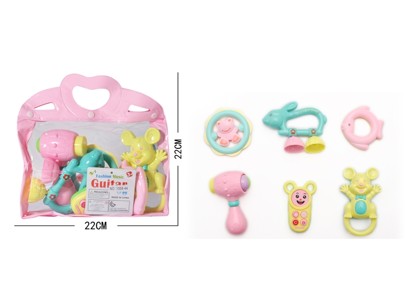 BABY RATTLE 6PCS - HP1130769