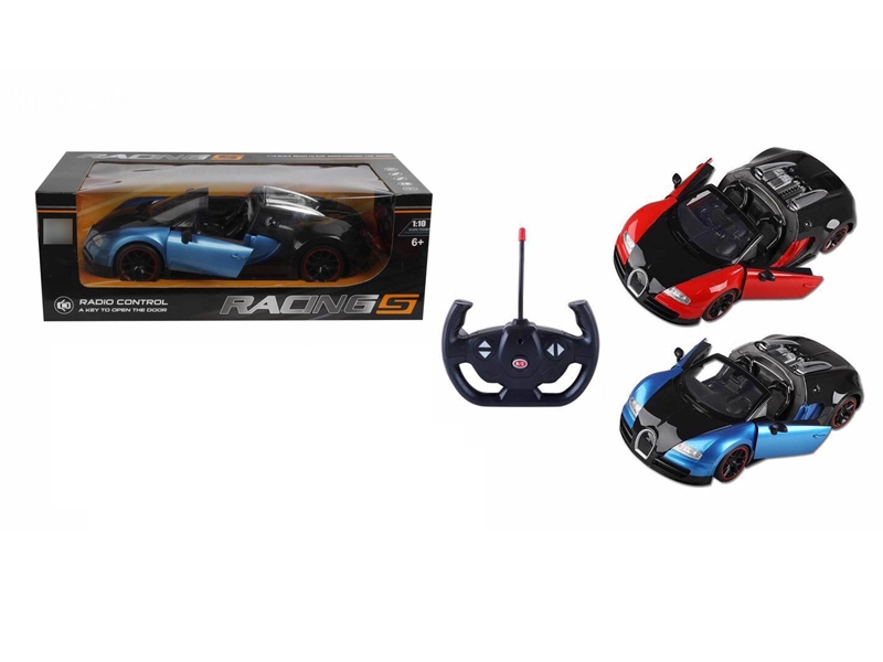 1:12 5 FUNCTION R/C CAR W/DOOR CAN OPEN & LIGHT,RED/BLUE，INCLUDED 1*6V BATTERY & USB - HP1131093