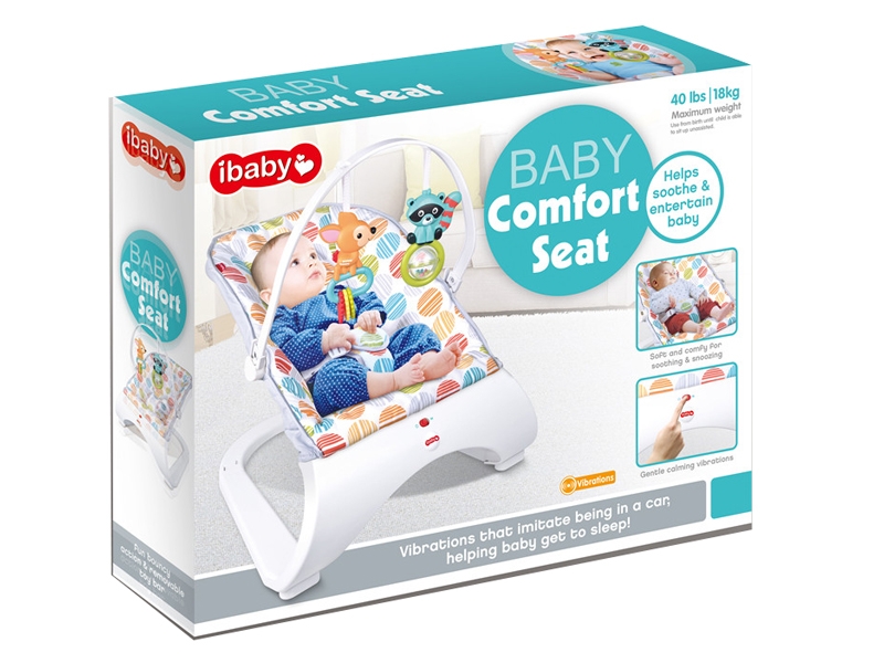 BABY SEAT W/VIBRATIONS & MUSIC & INCLUDED BATTERY - HP1131224