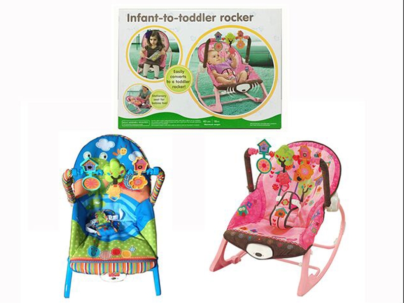 TODDLER ROCKER W/VIBRATIONS & MUSIC，INCLUDED BATTERY - HP1131241