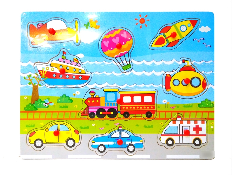 WOODEN PUZZLE 9PCS - HP1131403