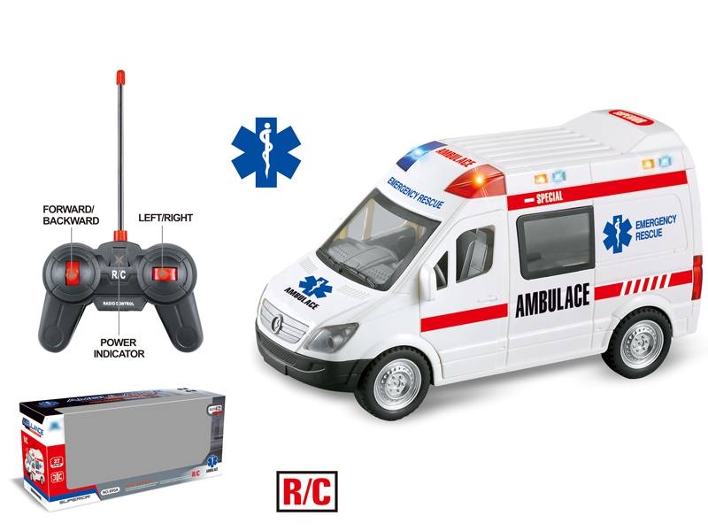 4CH R/C AMBULANCE CAR W/LIGHT & SOUND - HP1131457