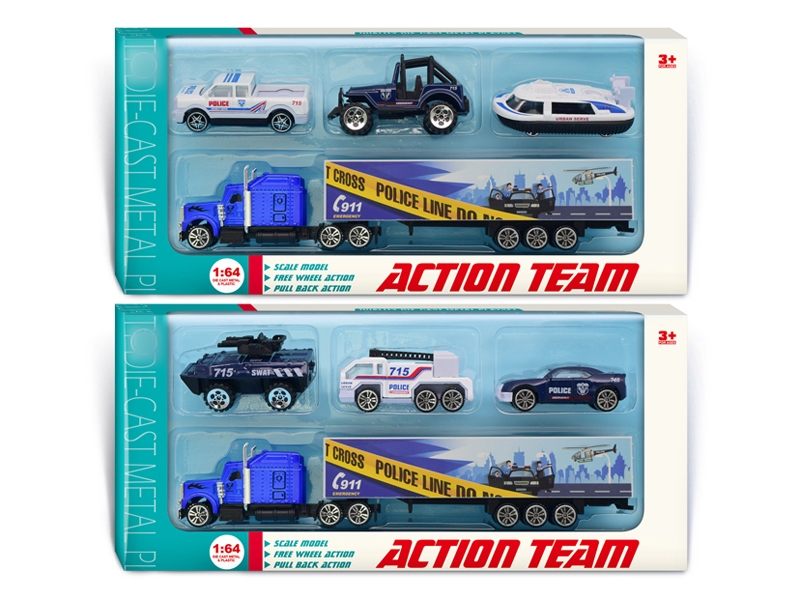 FREE WAY DIE CAST TRUCK SET,2ASST - HP1131471