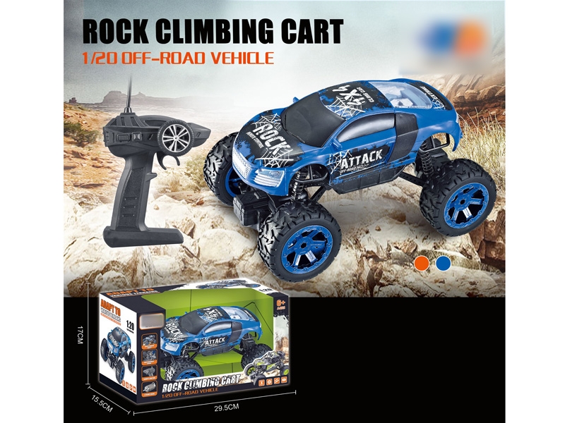1:20 4 FUNCTION R/C CAR BLUE & RED - HP1131513