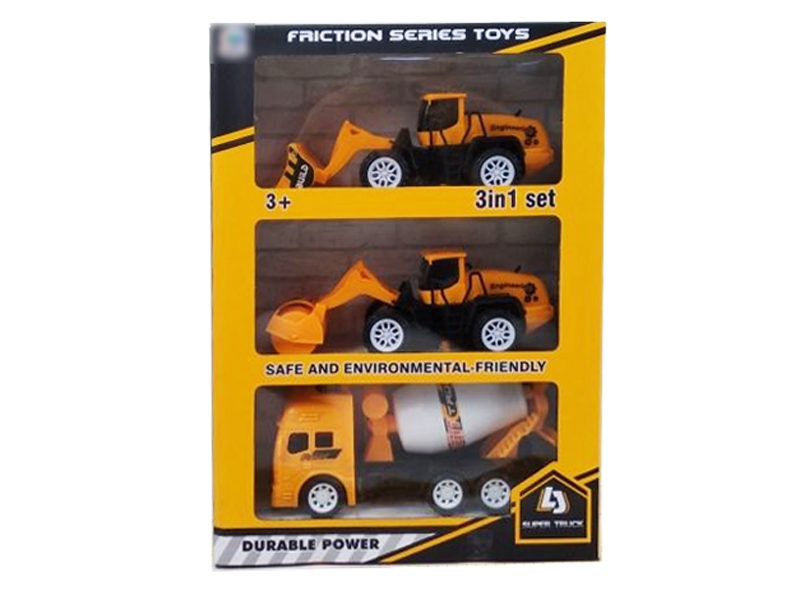 FRICTION CONSTRUCTION CAR 3PCS - HP1131526