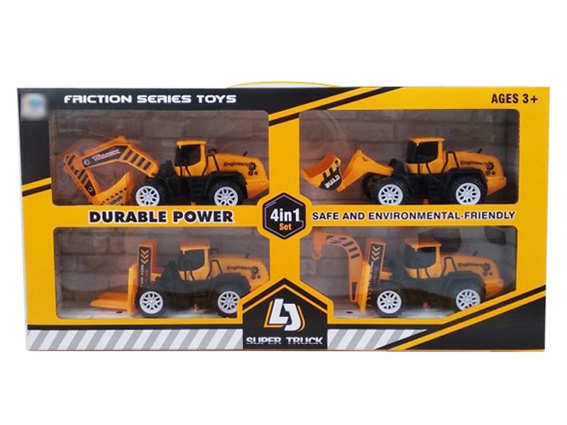 FRICTION CONSTRUCTION CAR 4PCS - HP1131528