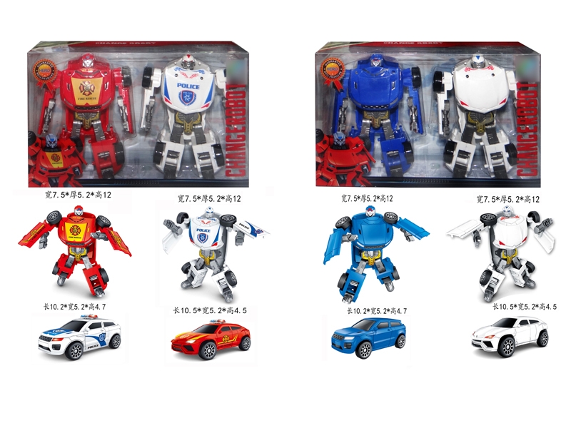 TRANSFORMER CAR,RED+WHITE/BLUE+WHITE,2ASST - HP1131585