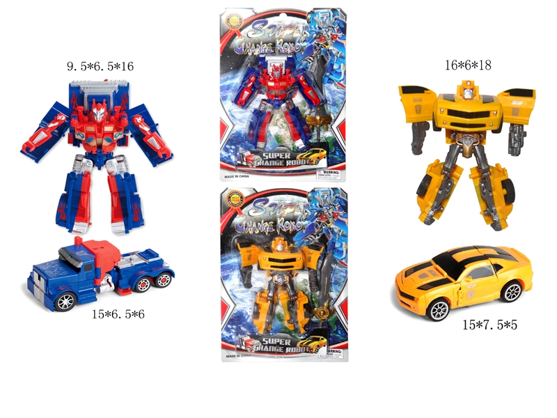TRANSFORMED CAR,YELLOW/BLUE,2ASST - HP1131596