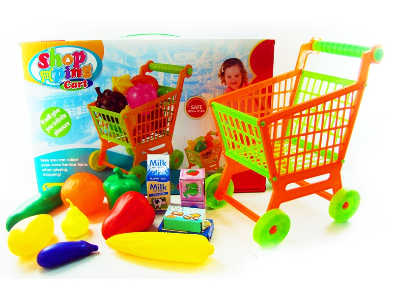 SHOPPING CAR W/FOOD,13PCS - HP1131751
