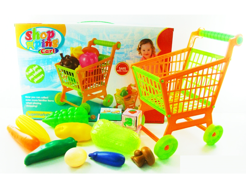 SHOPPING CAR W/FOOD,14PCS - HP1131755