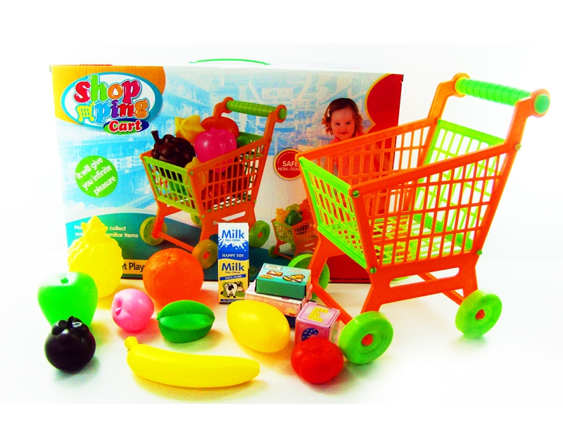 SHOPPING CAR W/FOOD,14PCS - HP1131757