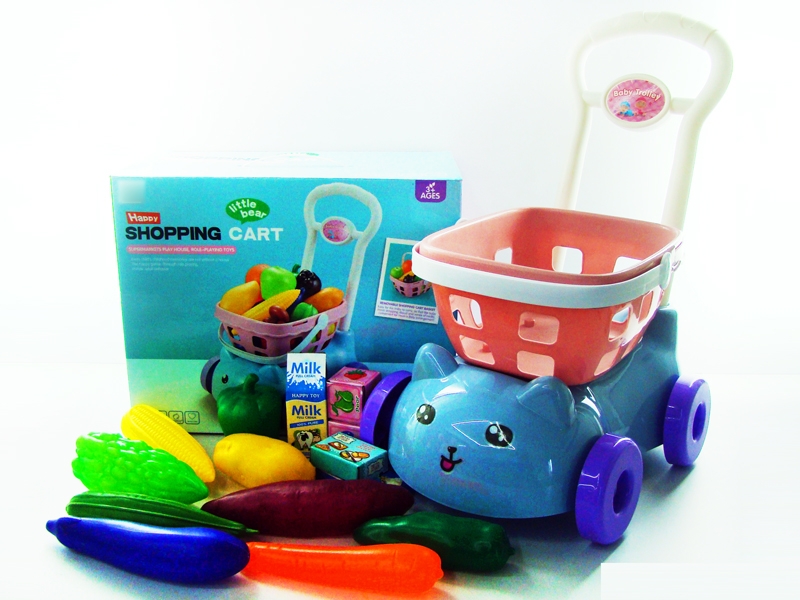 SHOPPING CAR W/FOOD,14PCS - HP1131766
