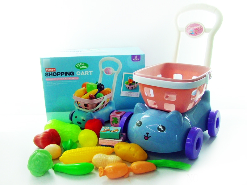 SHOPPING CAR W/FOOD,18PCS - HP1131769