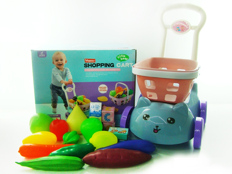 SHOPPING CAR W/FOOD,17PCS - HP1131773