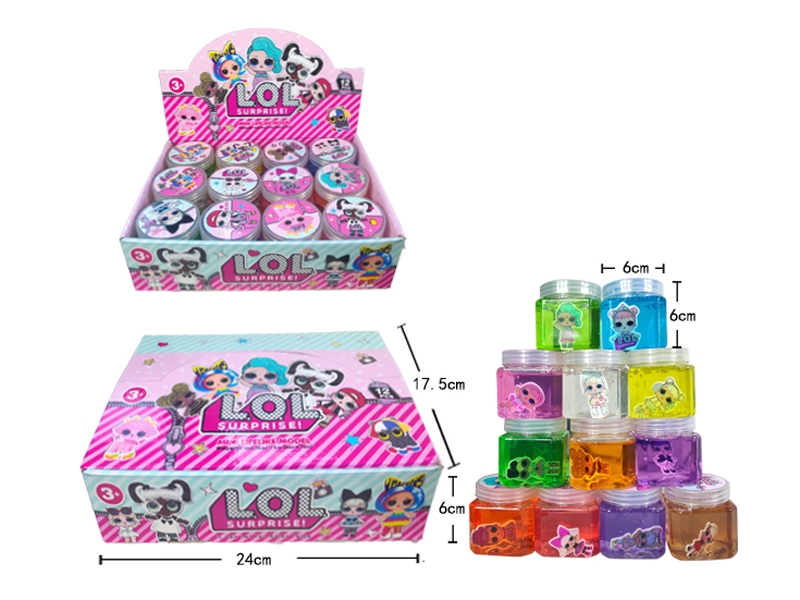 CRYSTAL SLIME 140G 12 ASST. COLOR - HP1132143