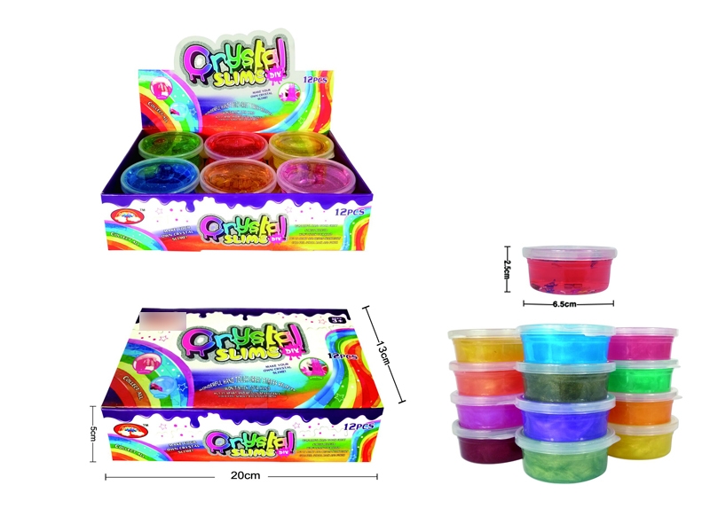 CRYSTAL SLIME 45G 12 ASST. COLOR - HP1132151