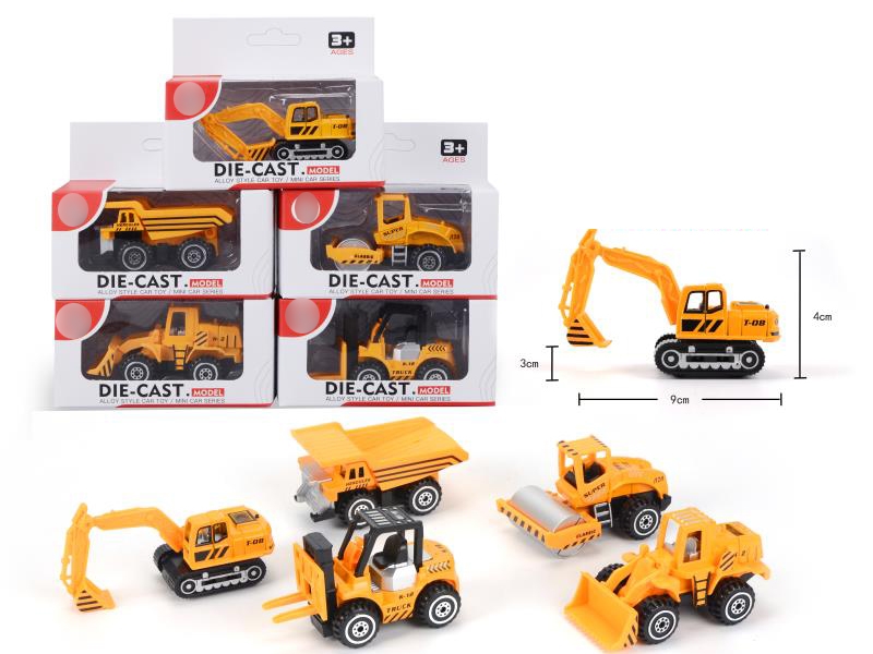 1:55 FREE WAY DIE CAST CONSTRUCTION CAR 5ASST - HP1132206