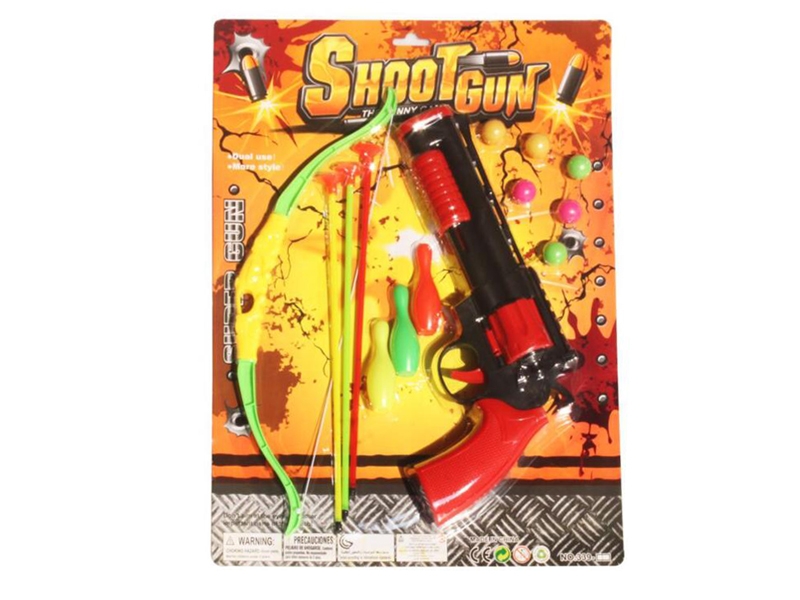 SOFT SHOOTING GUN W/PING PONG BALL - HP1132212