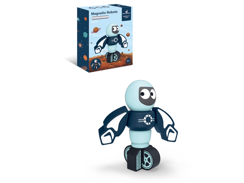 MAGNETIC BUILDING BLOCKS 7PCS （2 COLORS） - HP1132282