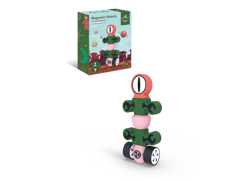 MAGNETIC BUILDING BLOCKS 7PCS （2 COLORS） - HP1132285