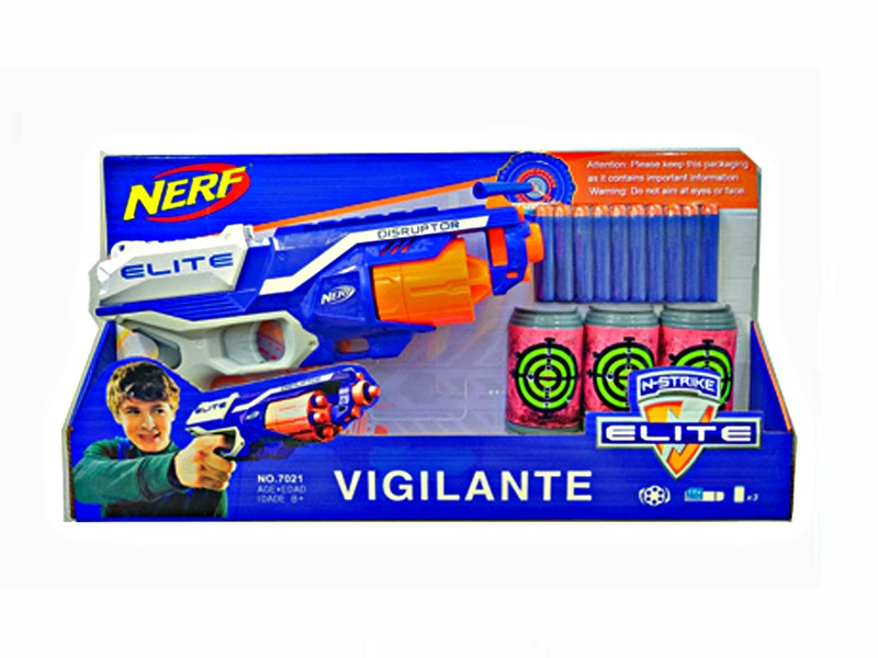 SOFT SHOOTING GUN,BLUE/RED - HP1132413