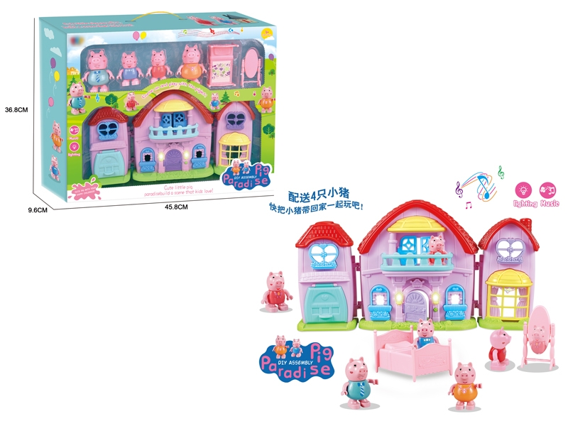 VILLA SET W/LIGHT & MUSIC,INCLUDED BATTERY - HP1132519