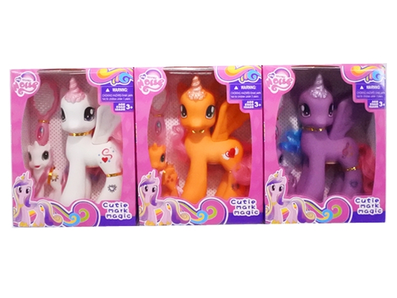 VINYL HORSE W/ACCESSORIES & LIGHT & MUSIC - HP1132570