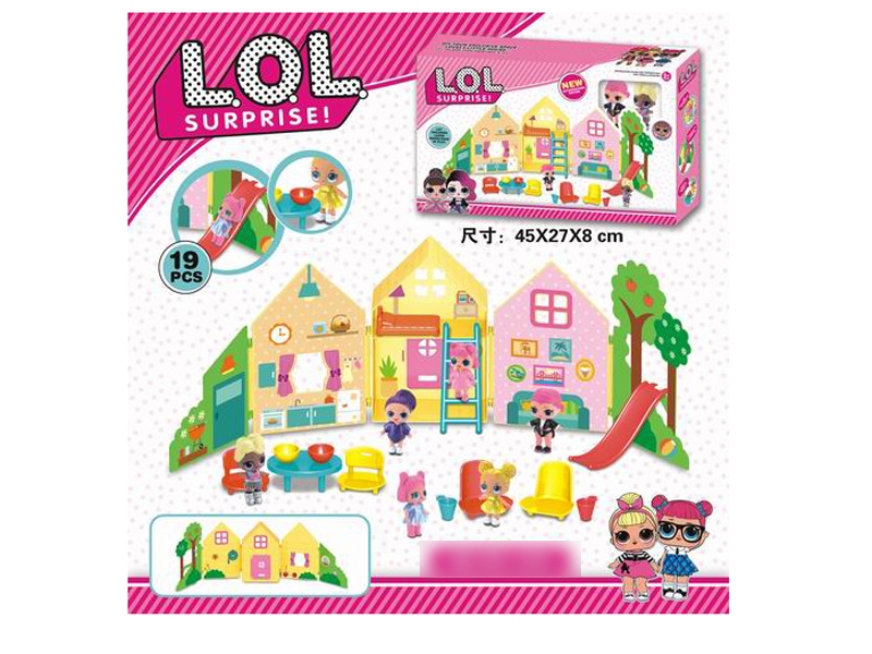 FURNITURE SET W/2 DOLL - HP1132599