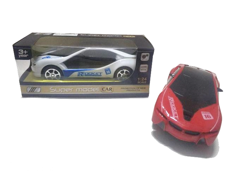 FRICTION CAR WHITE/RED/YELLOW - HP1132655